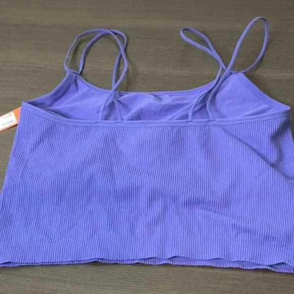 Colsie Women’s Purple Ribbed Seamlesss Brami Size 1X - Picture 8 of 10